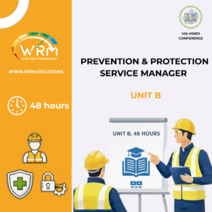 RESPONSABILI E ADDETTI AL SERVIZIO PREVENZIONE E PROTEZIONE MODULO B, 48 ORE IN VIDEO CONFERENZA SINCRONA