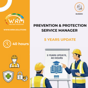 RESPONSABILE DEL SERVIZIO PREVENZIONE E PROTEZIONE (AGGIORNAMENTO QUINQUENNALE DI 40 ORE) IN MODALITA MISTA