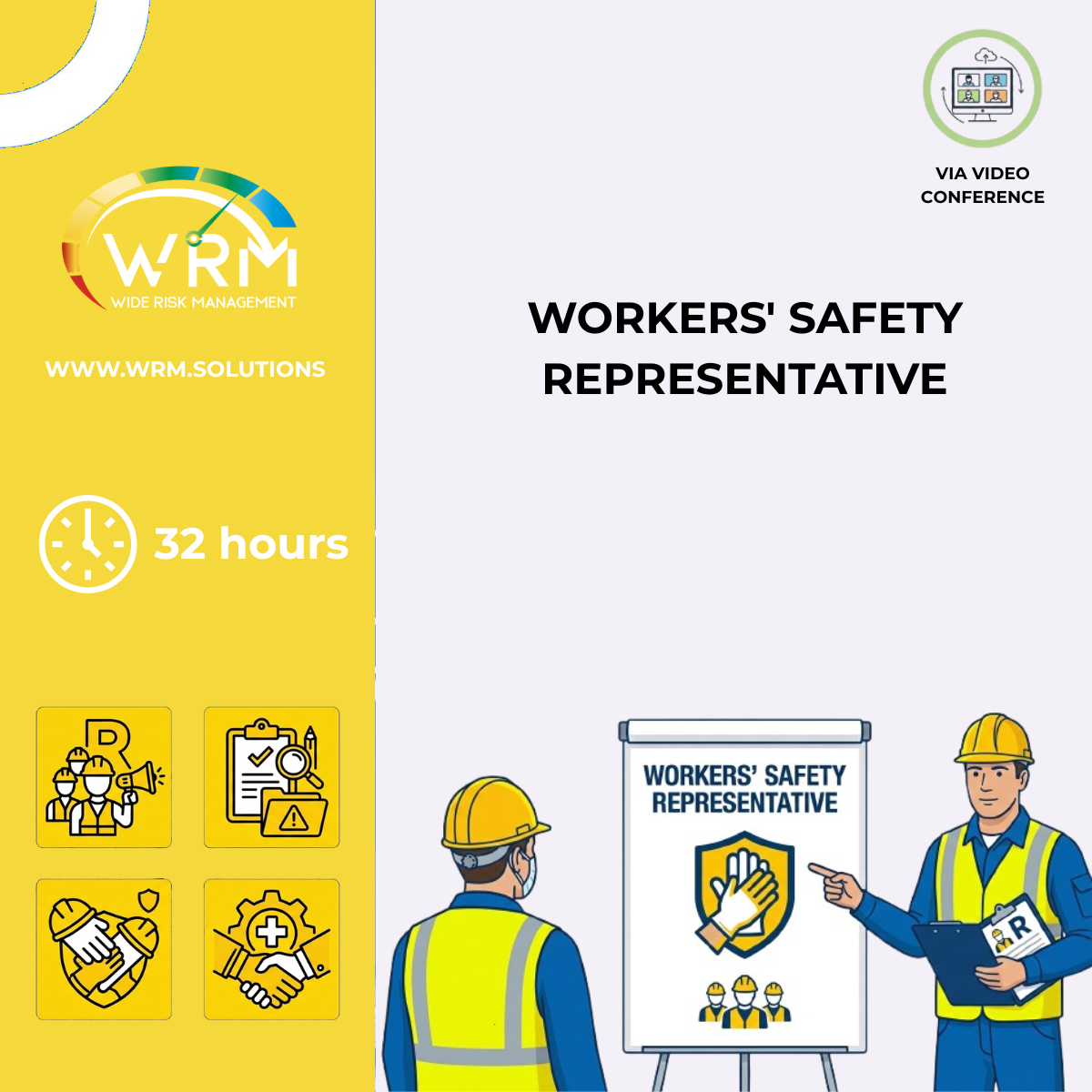 RAPPRESENTANTE DEI LAVORATORI PER LA SICUREZZA, 32 ORE IN VIDEO CONFERENZA SINCRONA