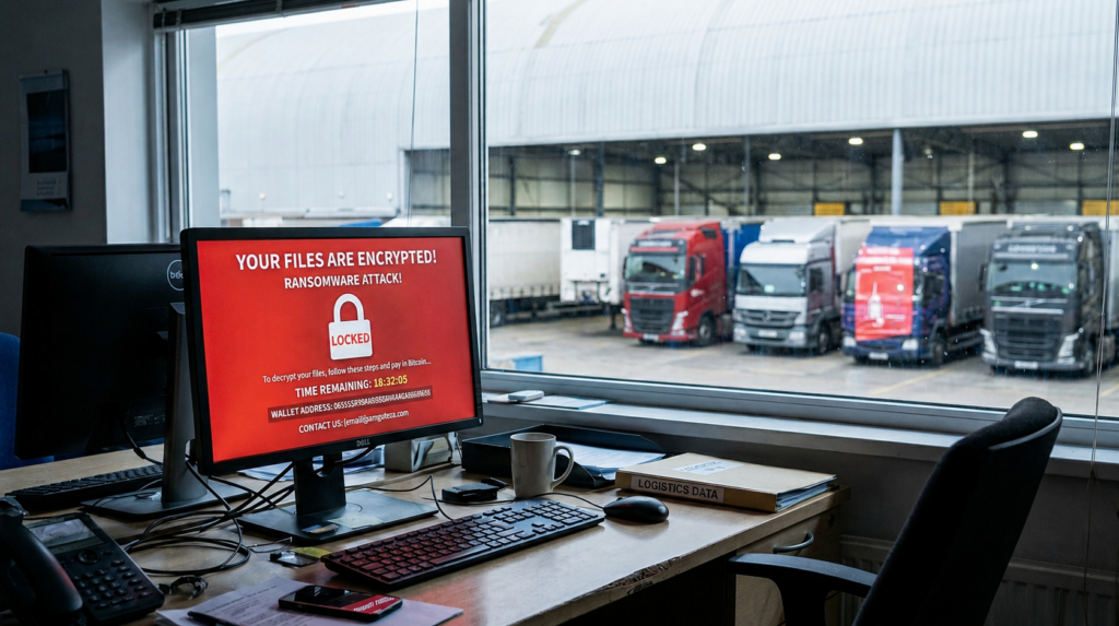 Attacco ransomware KNP Logistics — cybersecurity e gestione del rischio operativo